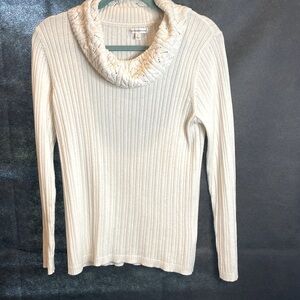 Croft&Barrow Ladies L Loose Cowl Neck Sweater